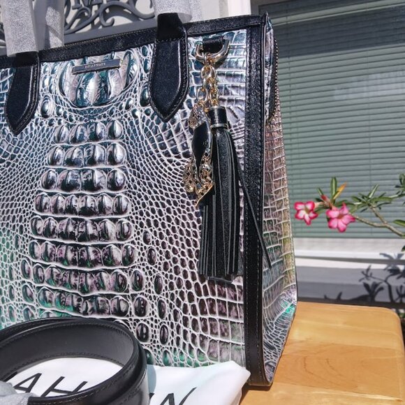 Stunning Brahmin Caroline Dusk Gleaming NWT - Picture 4 of 11